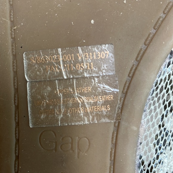 Gap snake printed flats (sz 8) - Picture 7 of 9